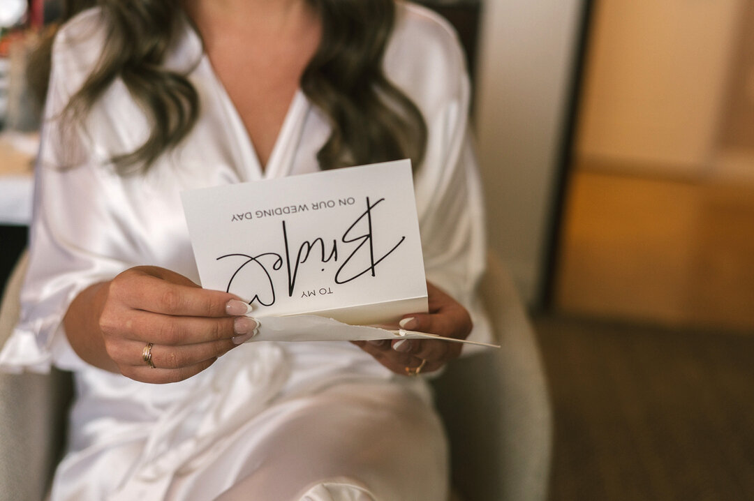 It's these small, beautiful, and intimate details you'll get when you have photos of you getting ready on your wedding day.  These moments and details will be cherished forever and help tell the whole story of your day!  Don't miss it! Plan to have y