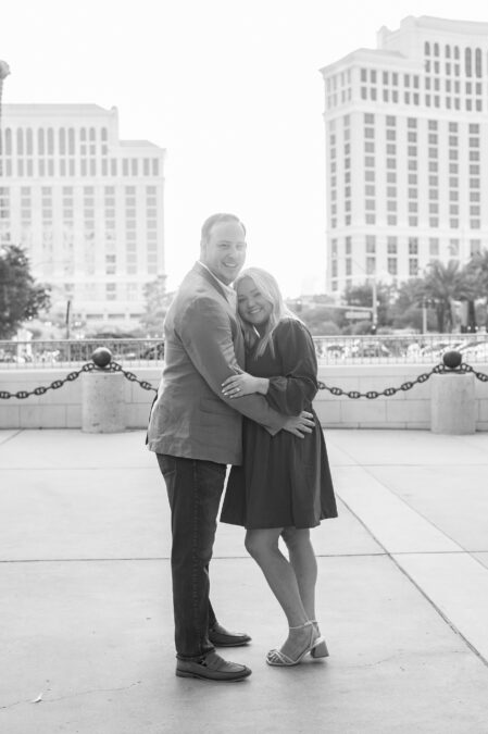 just engaged couple in las vegas