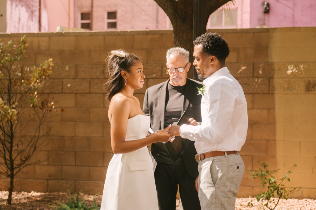 downtown las vegas elopement ceremony