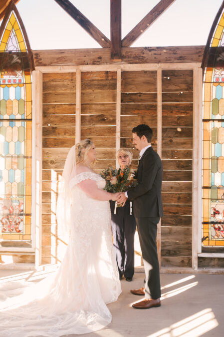 las vegas wedding ceremony at nelson ghost town