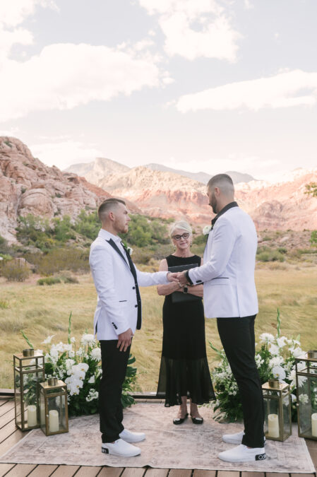 same sex ceremony at red rock canyon