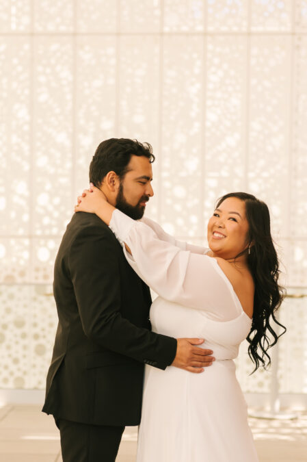 downtown las vegas engagement session 