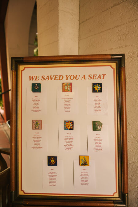 las vegas fall themed wedding decor in downtown at historic 5th street school