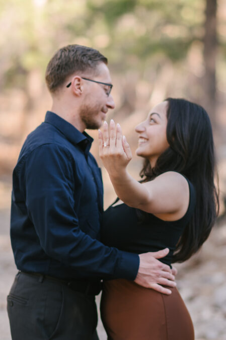 las vegas surprise proposal photo session