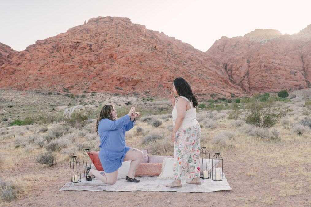 red rock canyon same sex surprise proposal