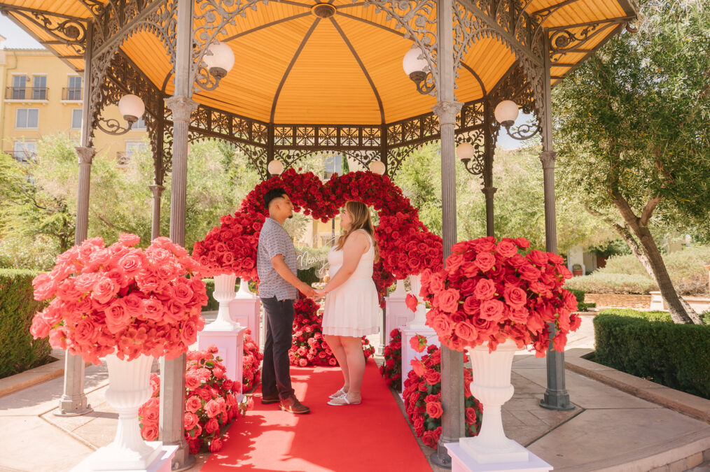 lake las vegas proposal set up