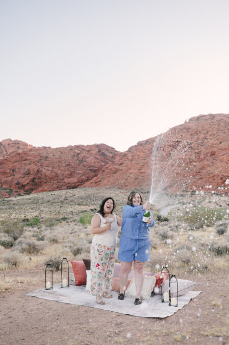 gay las vegas proposal at red rock canyon